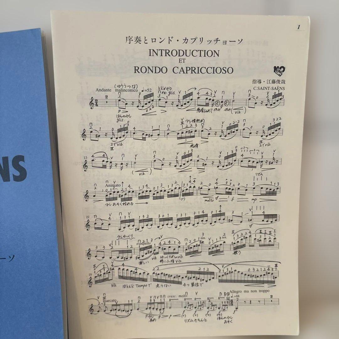 江藤俊哉 校訂・指導によるヴァイオリン名曲レッスンシリーズ2 サンサーンス