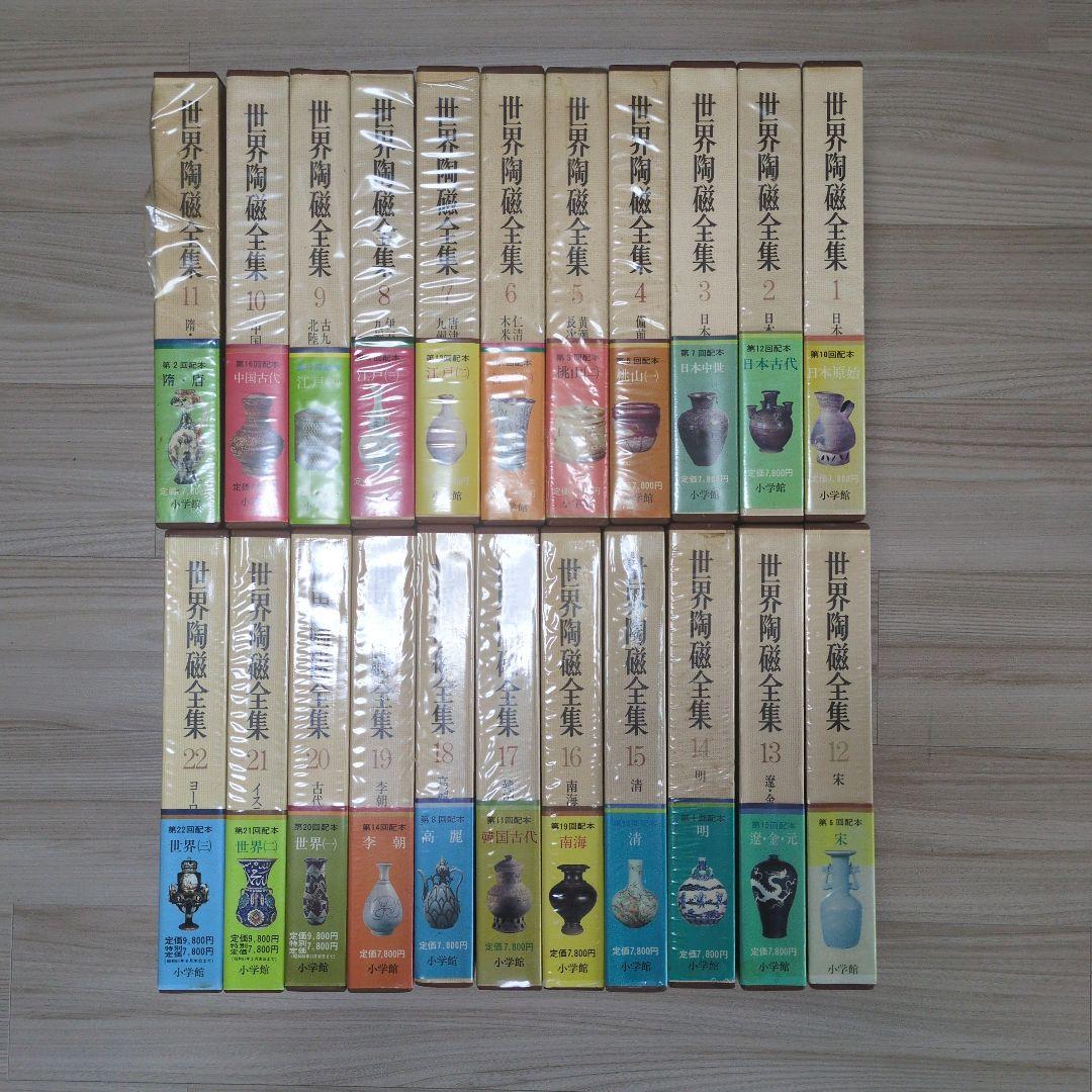 小学館　「世界陶磁全集」全22巻セット