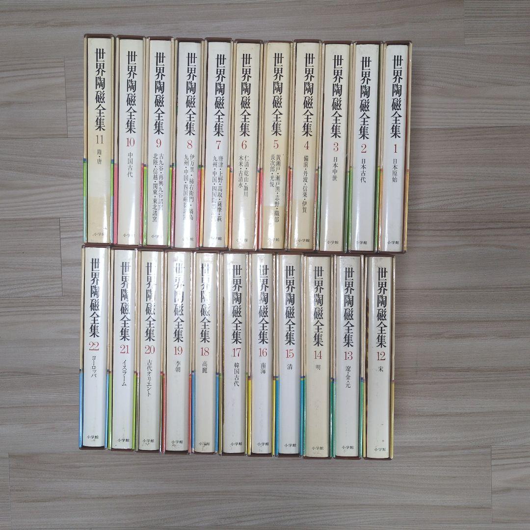 小学館　「世界陶磁全集」全22巻セット