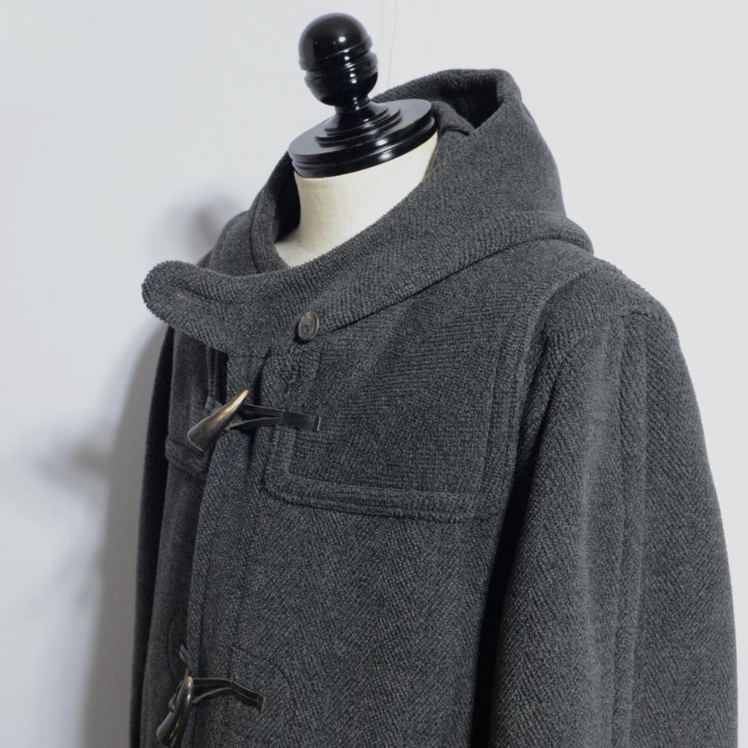 超極上品 チベット社 ムーアブルックカットパイル ダッフルコート Hグレー38
