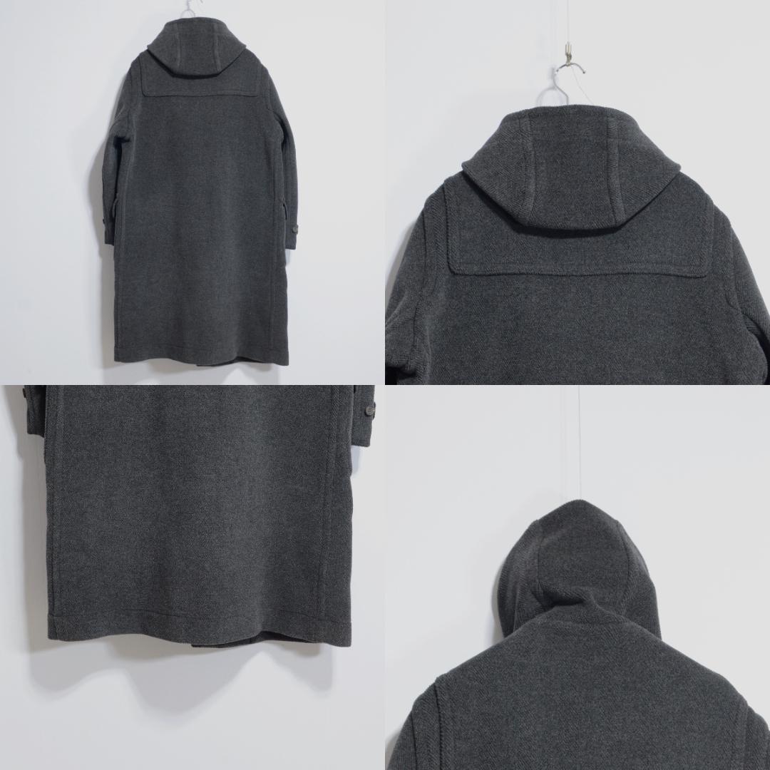 超極上品 チベット社 ムーアブルックカットパイル ダッフルコート Hグレー38