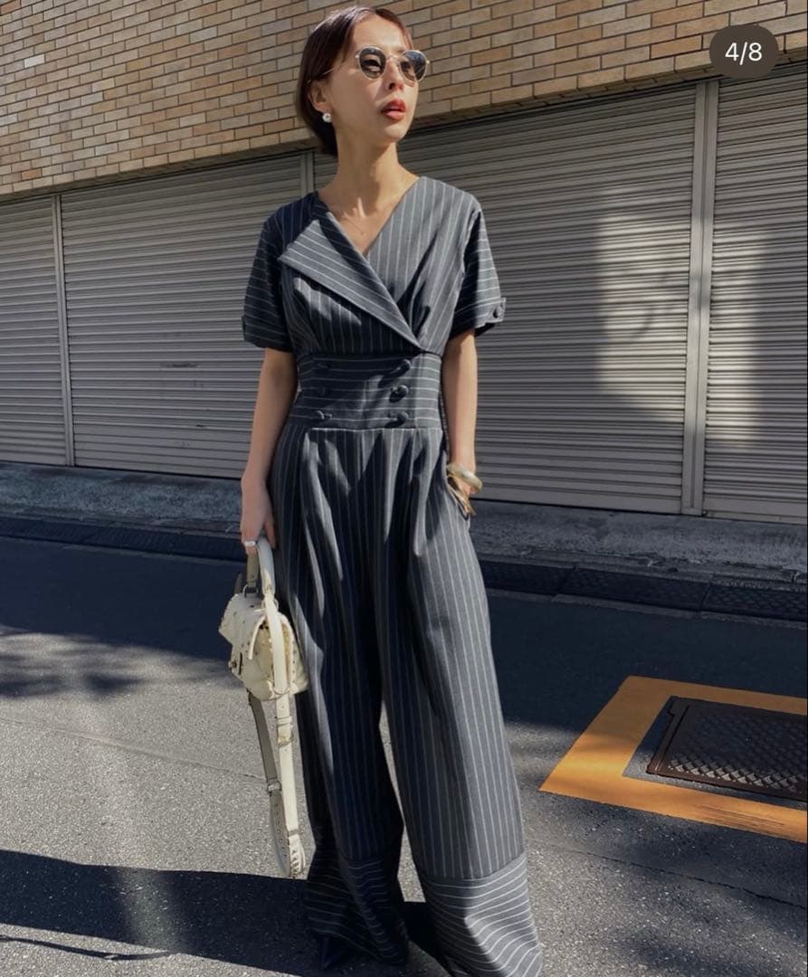 サロペット・オーバーオール・オールインワン AMERI VINTAGE RETURN COLLAR ALL IN ONE