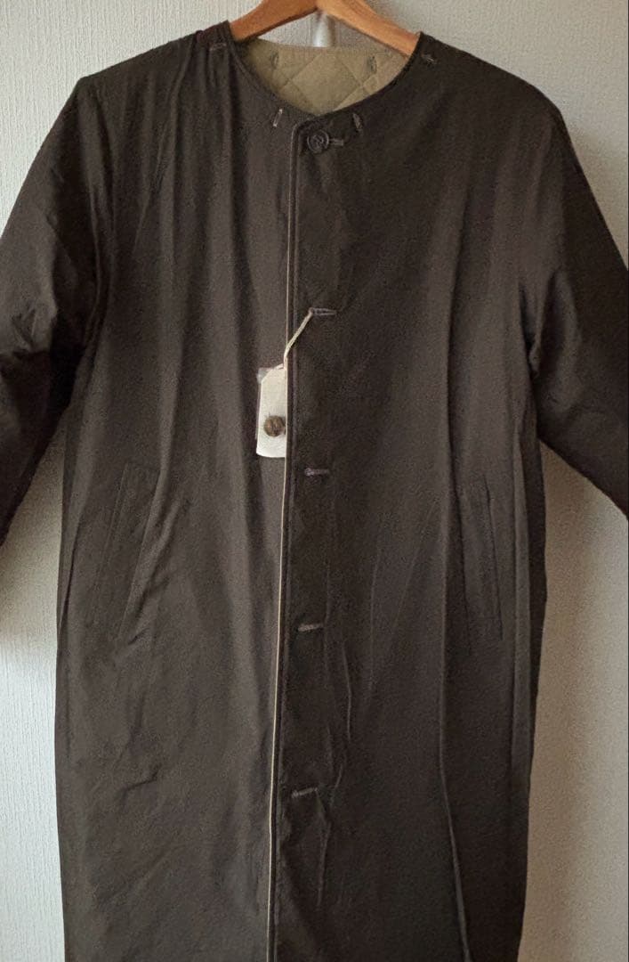 steven alan キルティングリバーシブルロングコート