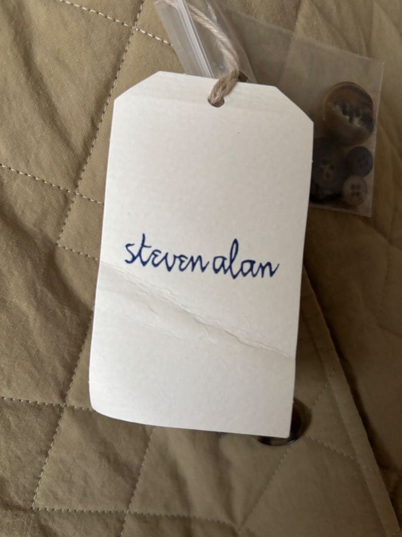 steven alan キルティングリバーシブルロングコート