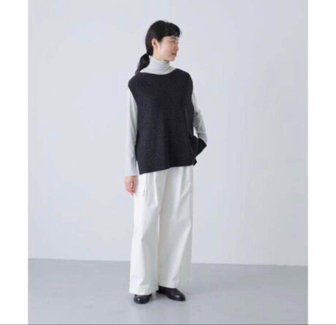 新品 かぐれ ドライコットンニットベスト