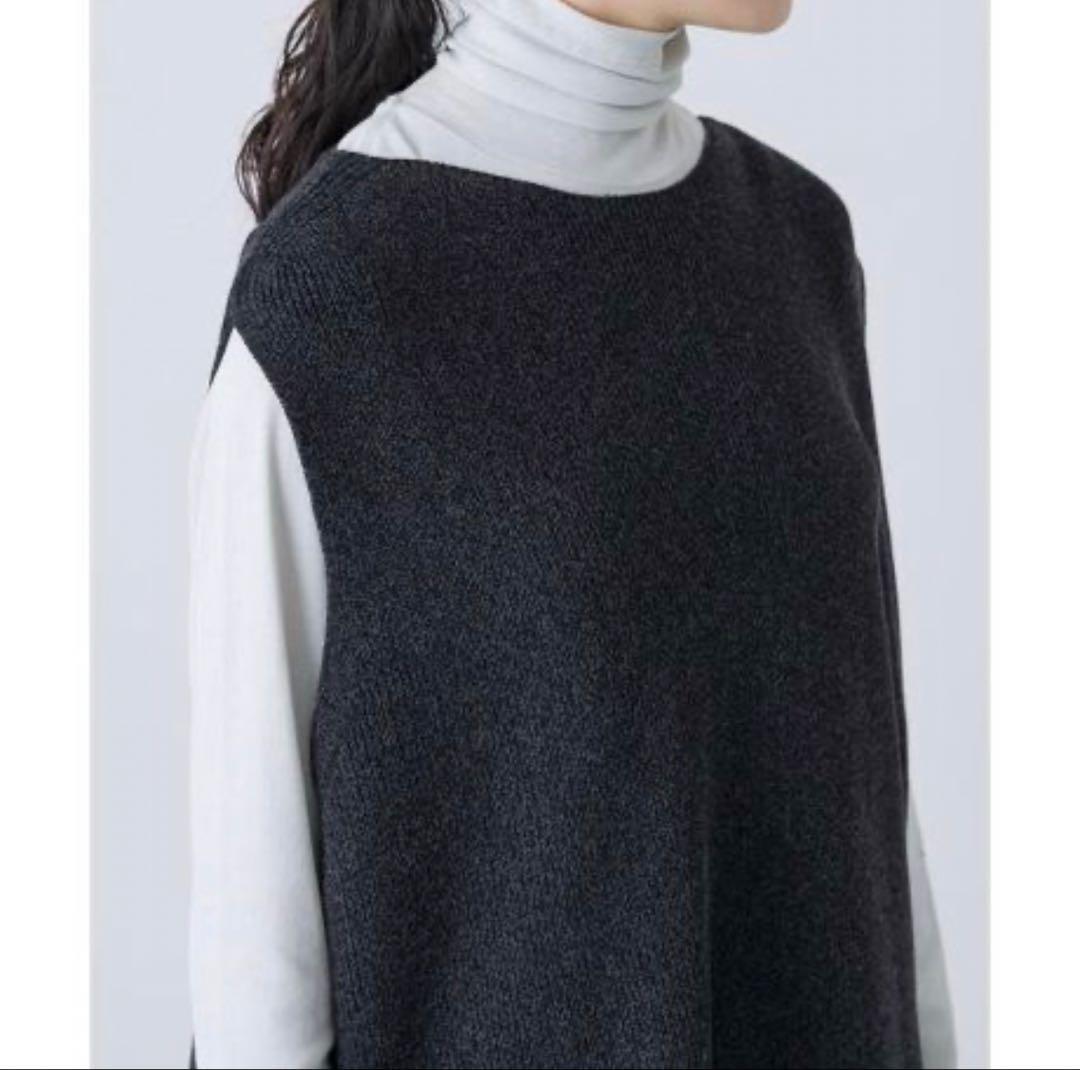 新品 かぐれ ドライコットンニットベスト