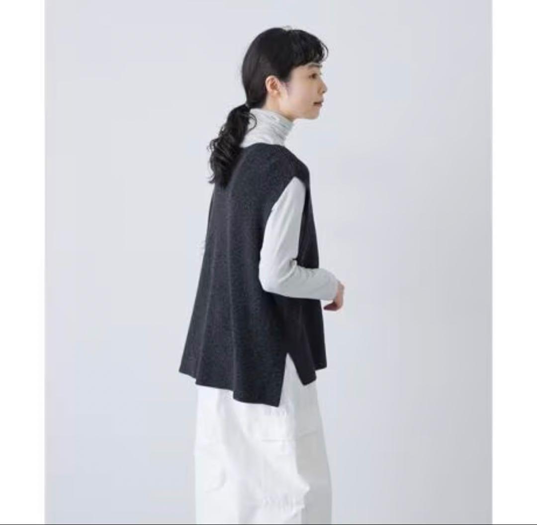 新品 かぐれ ドライコットンニットベスト