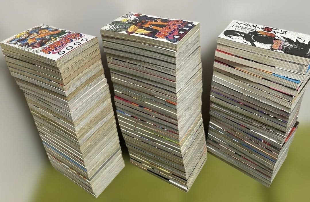 NARUTO ナルト 1-72 全巻　関連本15冊付き　簡易クリーニング済み