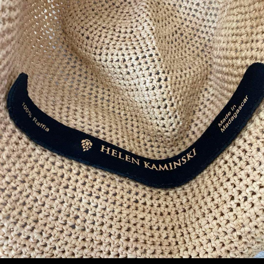 pucci 様HELEN KAMINSKI ストローハット 麦わら帽子 つば広め