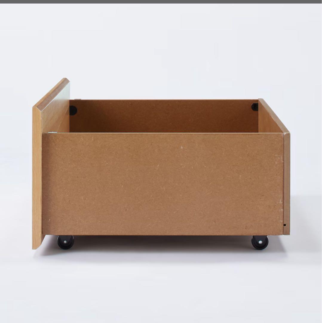 チョコミント様用: 【無印良品】木製ベッドフレーム　オーク材　セミダブル収納4個