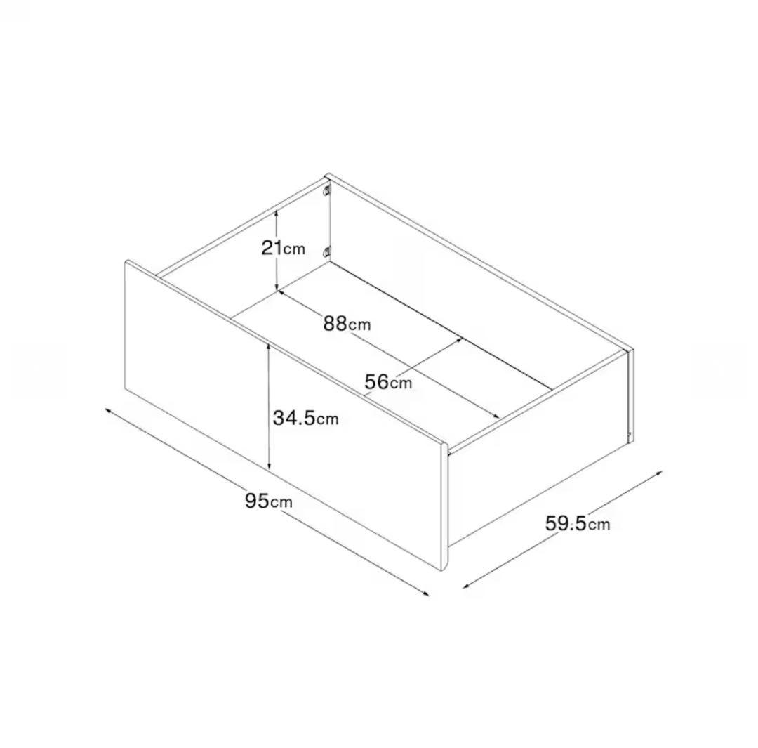 チョコミント様用: 【無印良品】木製ベッドフレーム　オーク材　セミダブル収納4個