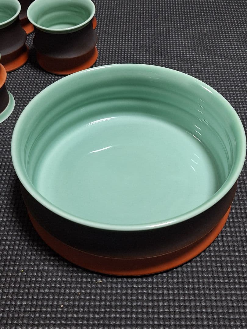 モ*モ様 深川製磁 百年庵 そば猪口 陶桶 計5点 蕎麦セット