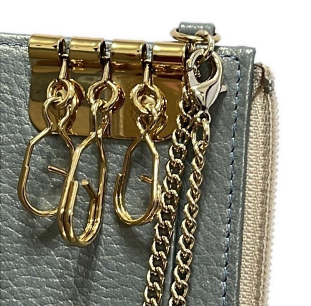 【現行✨完売品】アタオ カームラブ ベルハッピーヴィトロキャトル キーケース