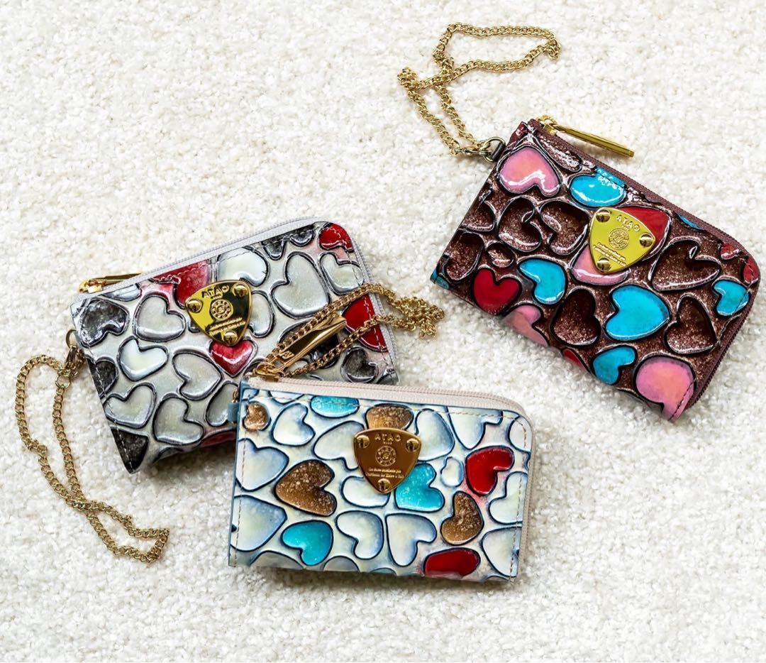 【現行✨完売品】アタオ カームラブ ベルハッピーヴィトロキャトル キーケース