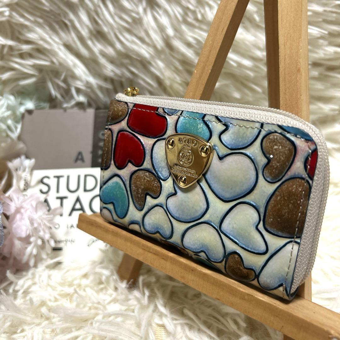 【現行✨完売品】アタオ カームラブ ベルハッピーヴィトロキャトル キーケース