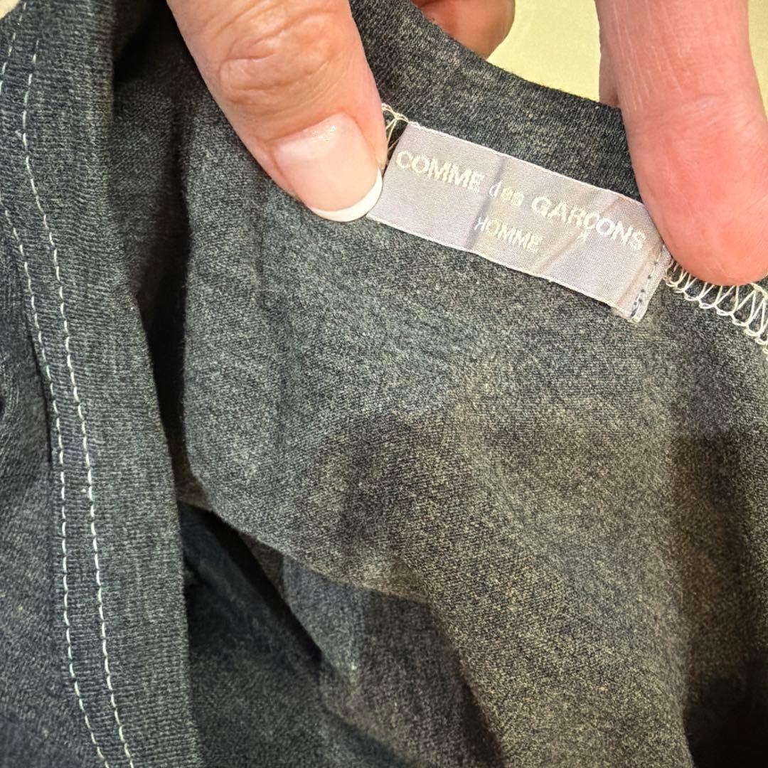 COMME des GARÇON HOMME 長袖カットソー グレー/ネイビー