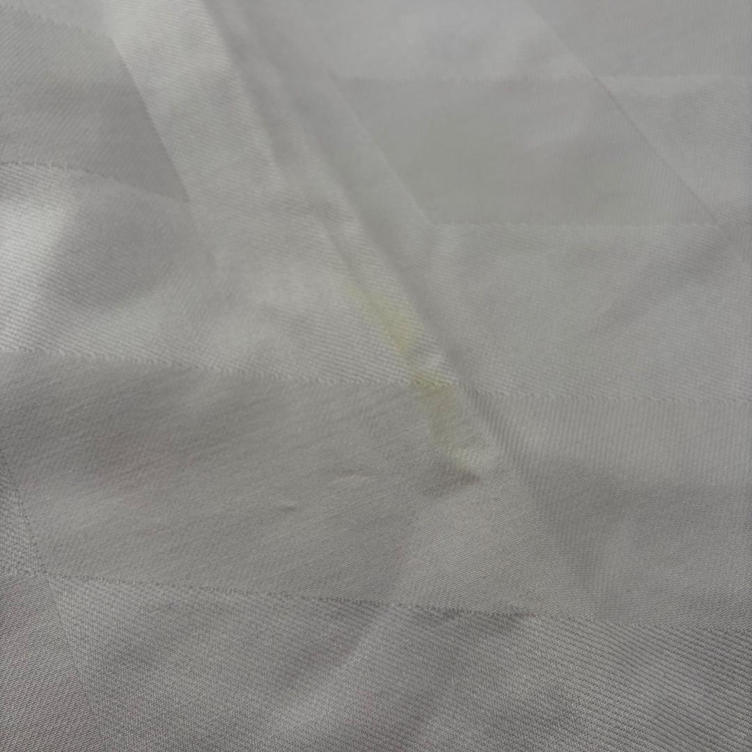 16775✨HERMES 大判ストール 幾何学 ロゴ グレー