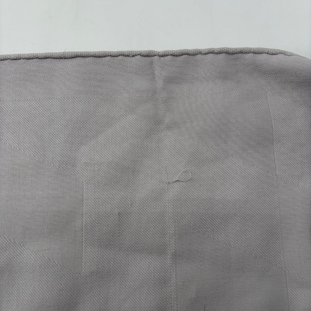 16775✨HERMES 大判ストール 幾何学 ロゴ グレー