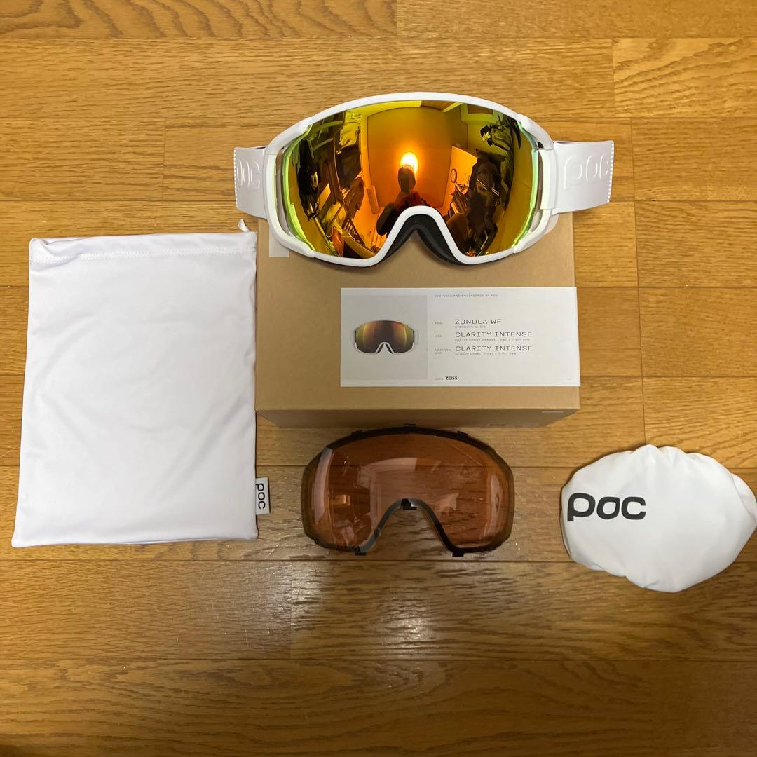 POC Zonula WF ゴーグル Hydrogen White