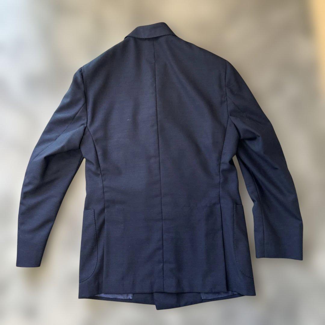デペトリロ　6B ダブル　ネイビーブレザー