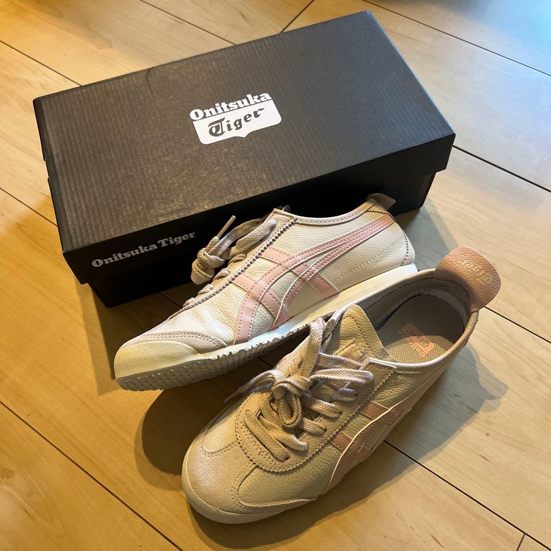Onitsuka tiger オニツカタイガー スニーカー　24.5cm ピンク