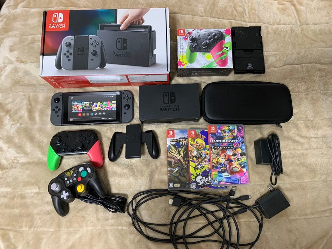 Nintendo Switch グレー 本体・ソフトセット