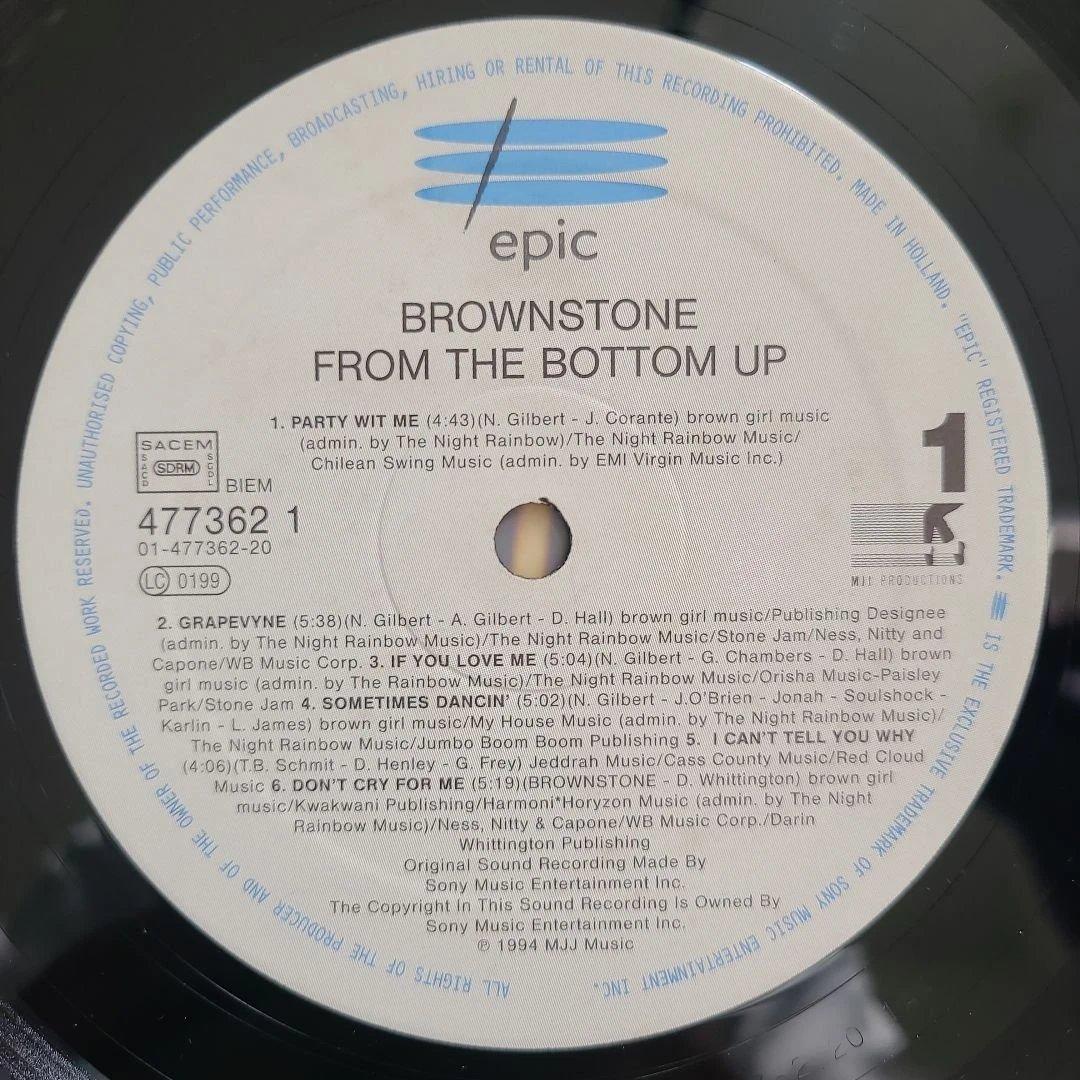 ★ＥＵオリジナル盤★『FROM THE BOTTOM UP』BROWNSTONE