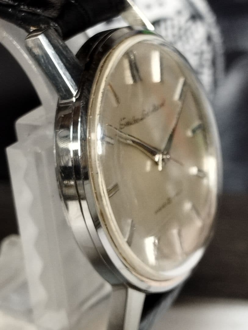 【昭和国産腕時計】 セイコーロードマーベル　23石　秒針規正付き　OH済み