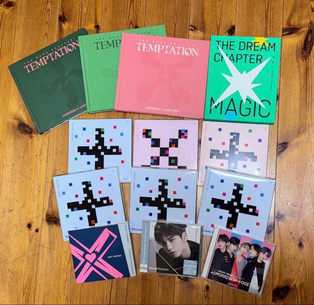 TXT CD DVD Memories シーグリ トレカ グッズ まとめ売り