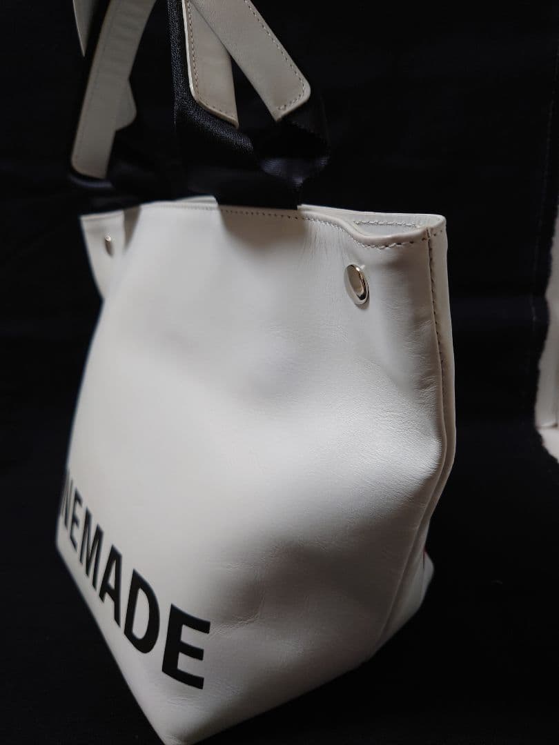 [美品]ONEMADEワンメイドトートバッグ　本革製ホワイト