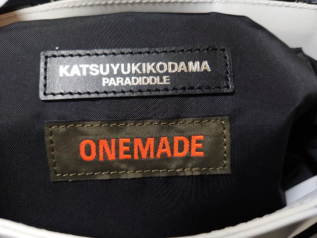 [美品]ONEMADEワンメイドトートバッグ　本革製ホワイト