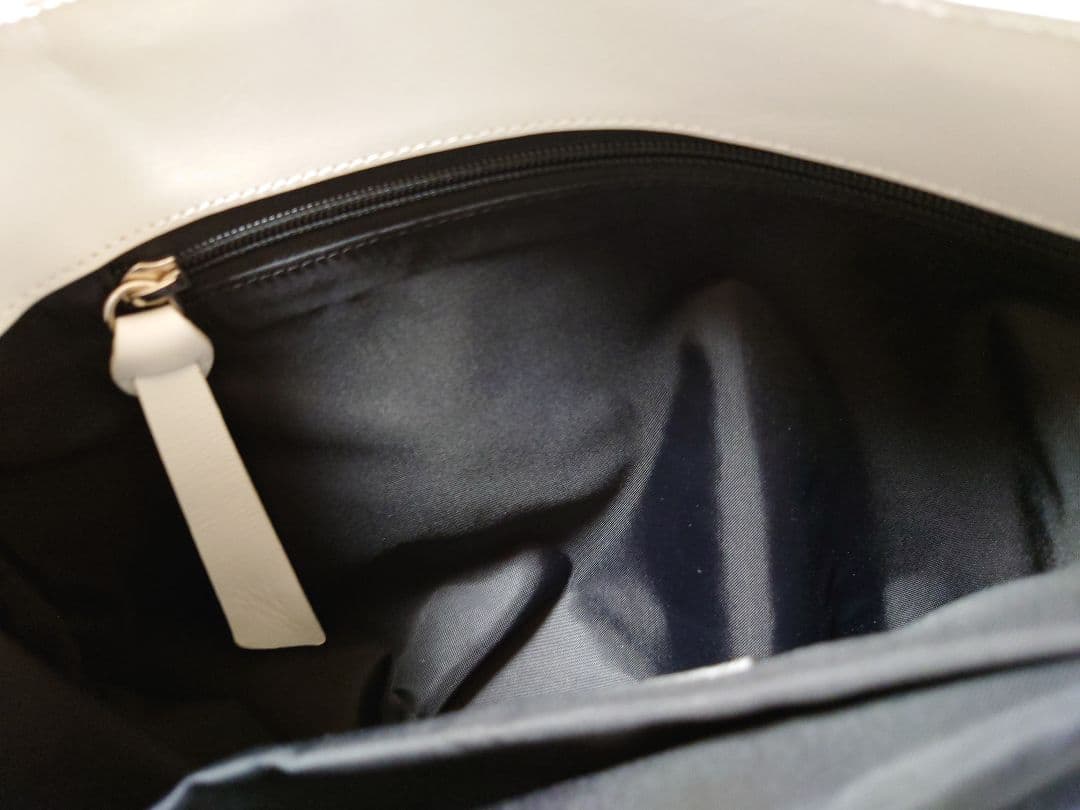 [美品]ONEMADEワンメイドトートバッグ　本革製ホワイト