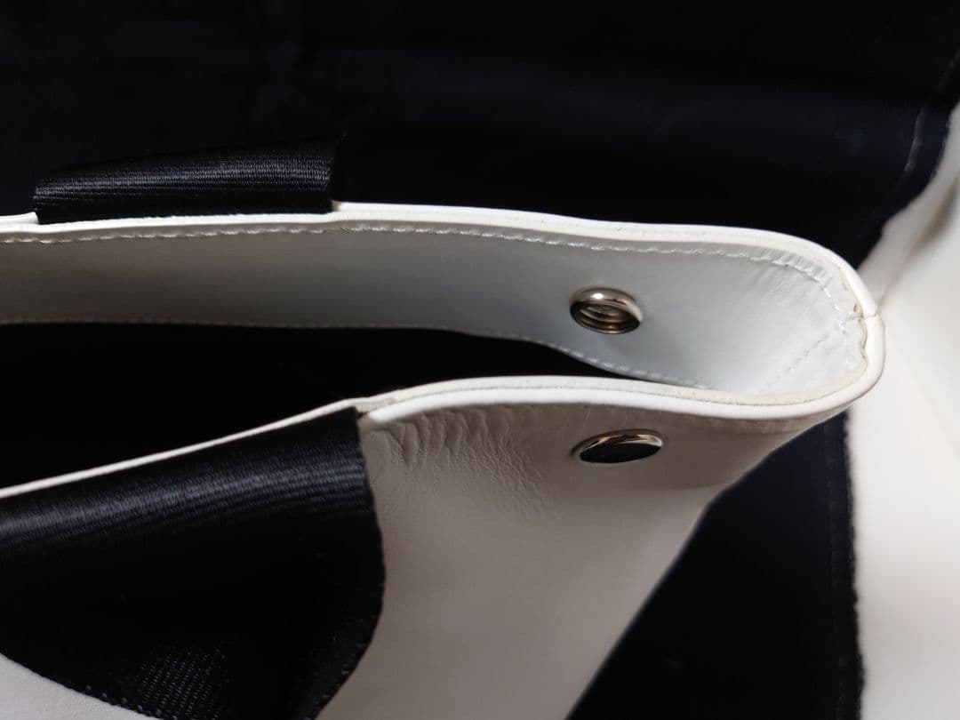 [美品]ONEMADEワンメイドトートバッグ　本革製ホワイト