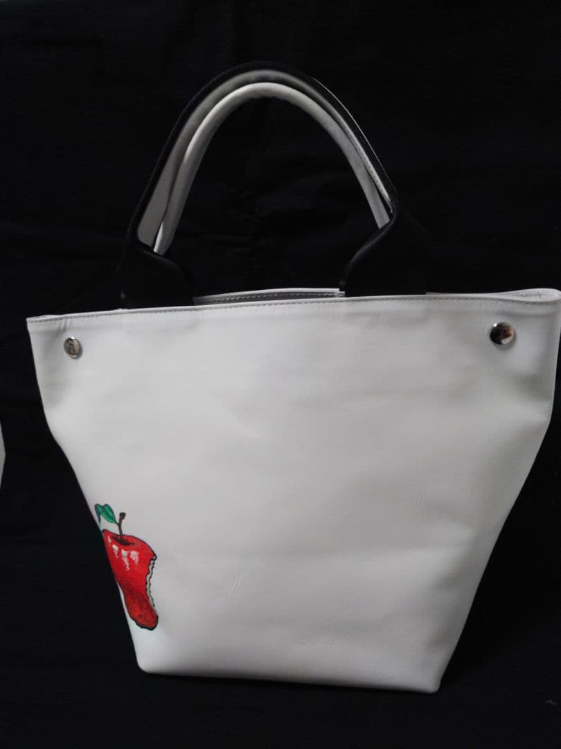 [美品]ONEMADEワンメイドトートバッグ　本革製ホワイト