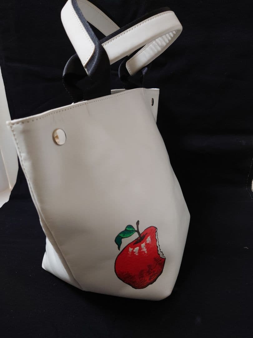 [美品]ONEMADEワンメイドトートバッグ　本革製ホワイト