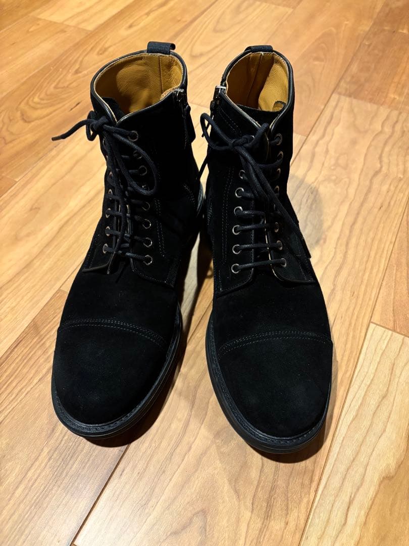 マグナーニ ブラック スエード ブーツ EU43