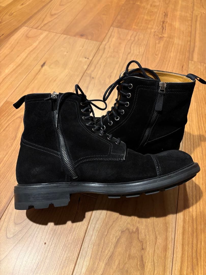 マグナーニ ブラック スエード ブーツ EU43