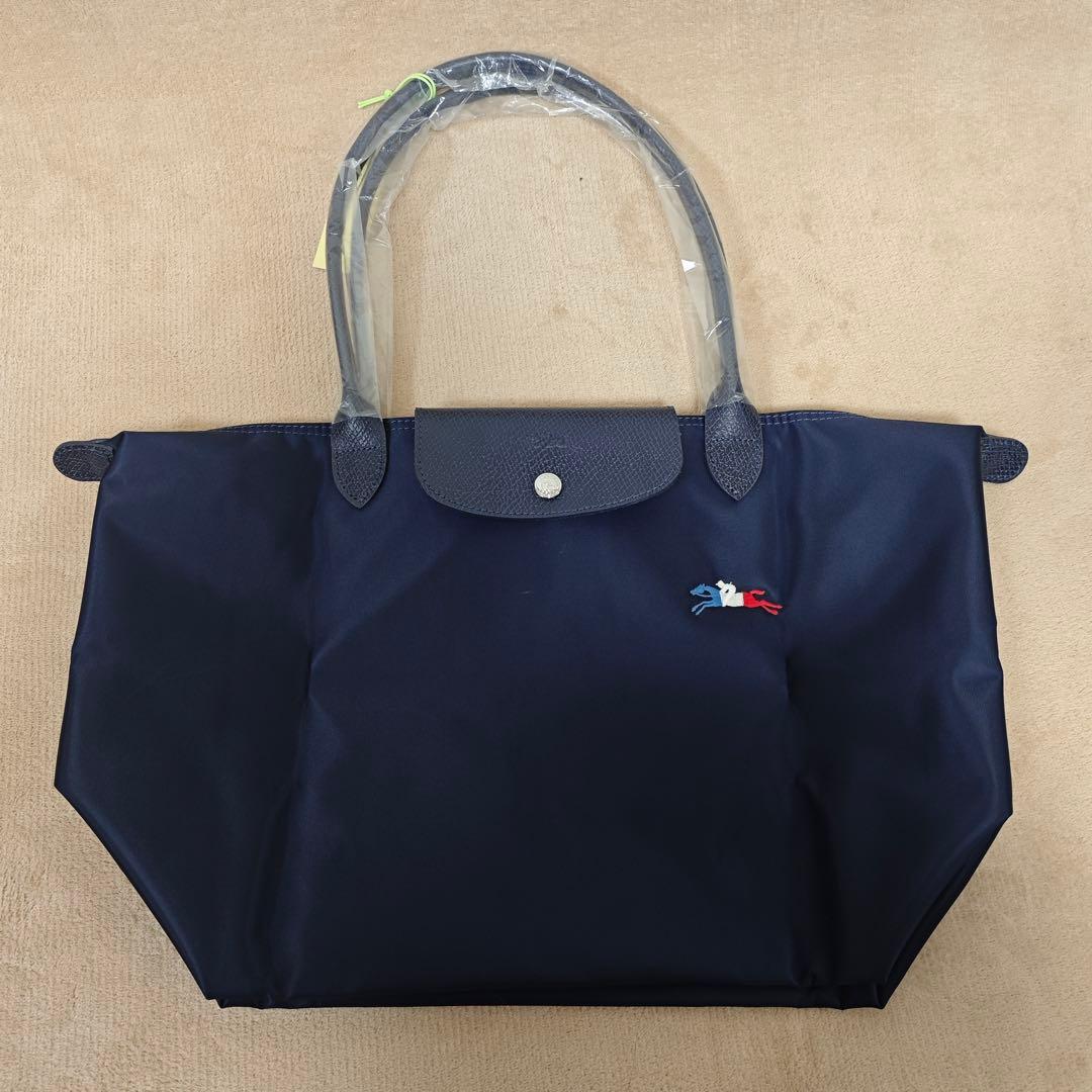 【新品】LONGCHAMPプリアージュ 限定作L 肩掛け Tres Paris