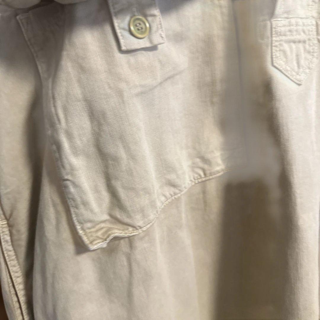 45R チノ フード付きワンピース ベージュ