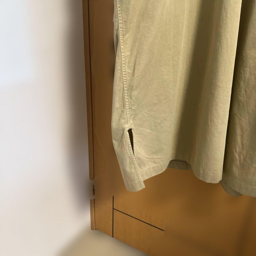 45R チノ フード付きワンピース ベージュ