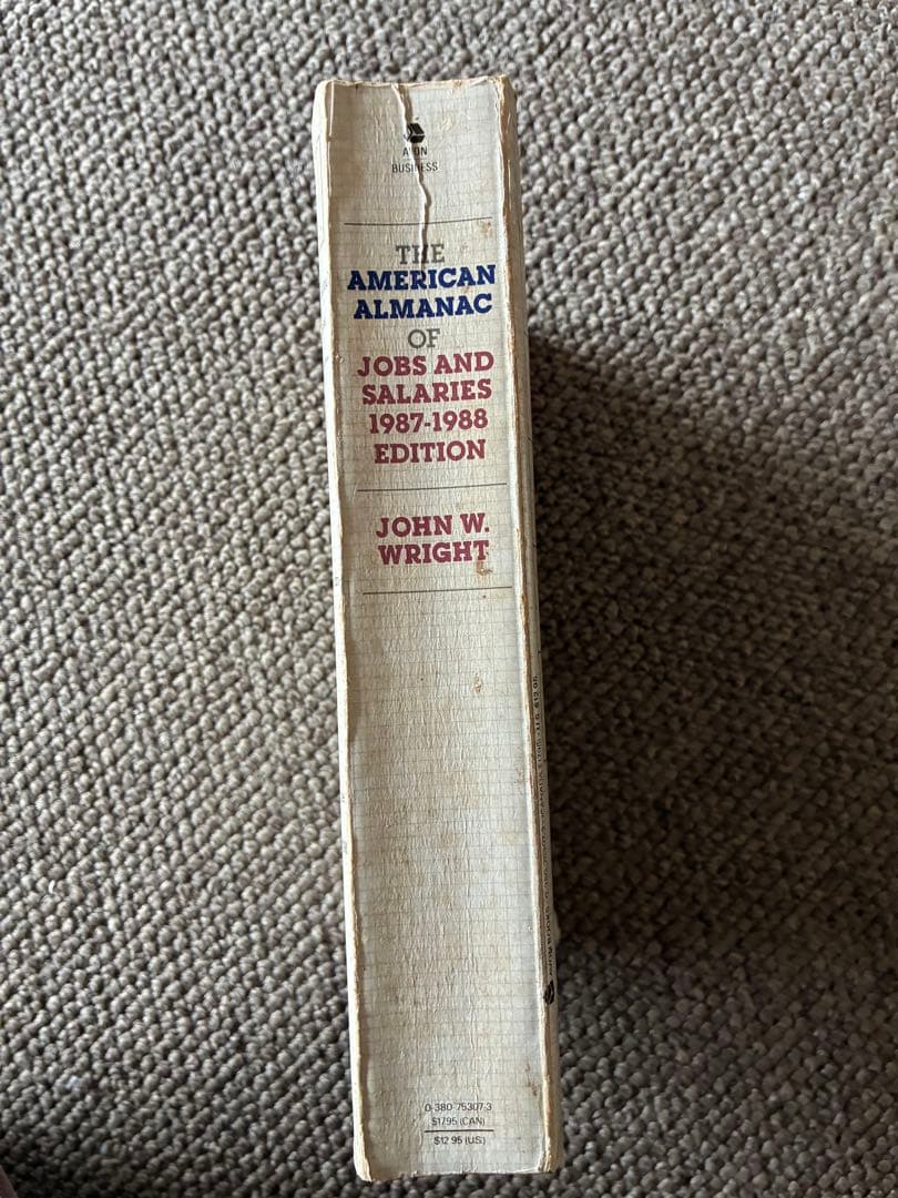 洋書 American of Jobs and Salaries 1987-1988