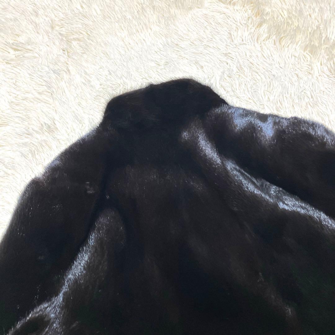 SAGA MINK  金タグ ファーコートミンク m サガロイヤル