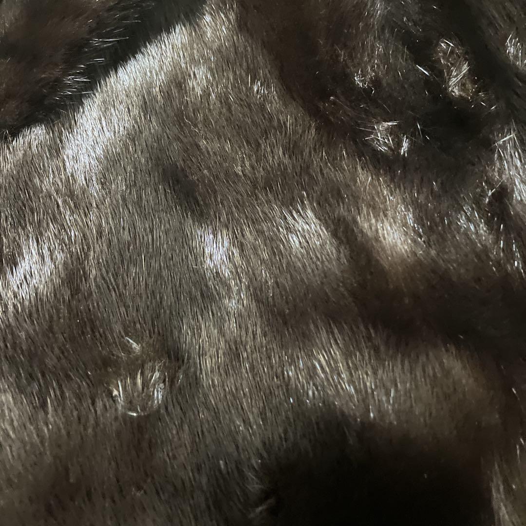 SAGA MINK  金タグ ファーコートミンク m サガロイヤル