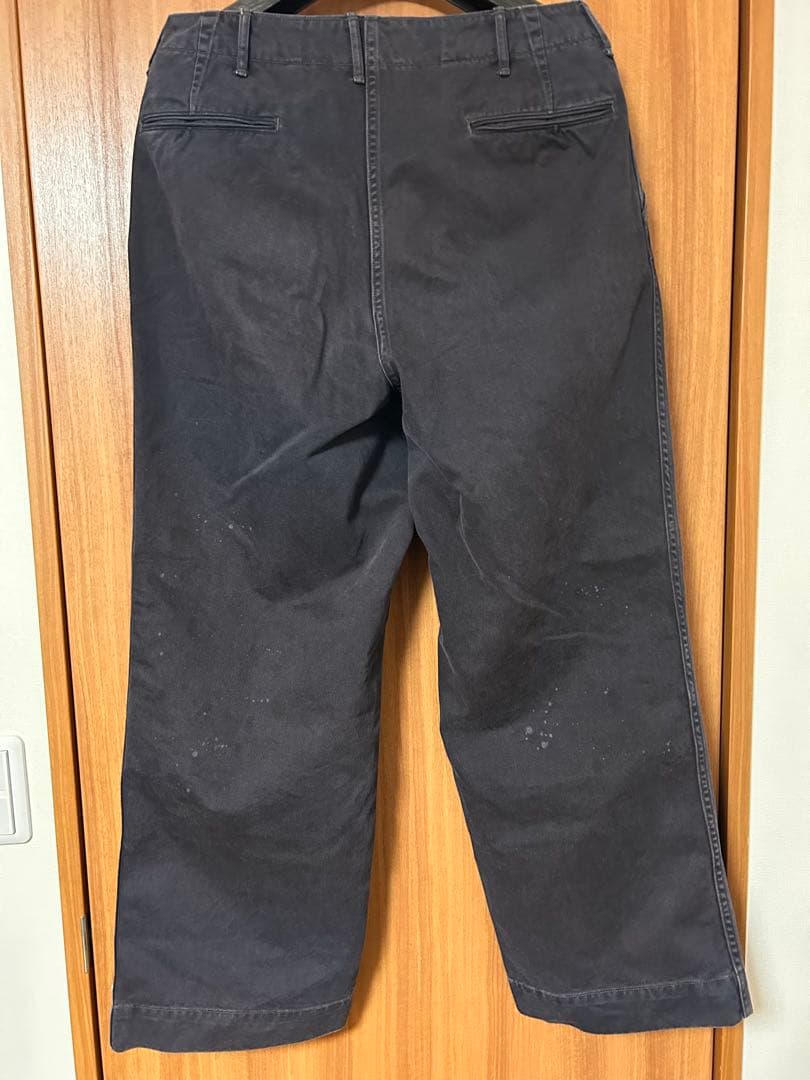 パンツ BOWWOW BLACK WORK TROUSERS