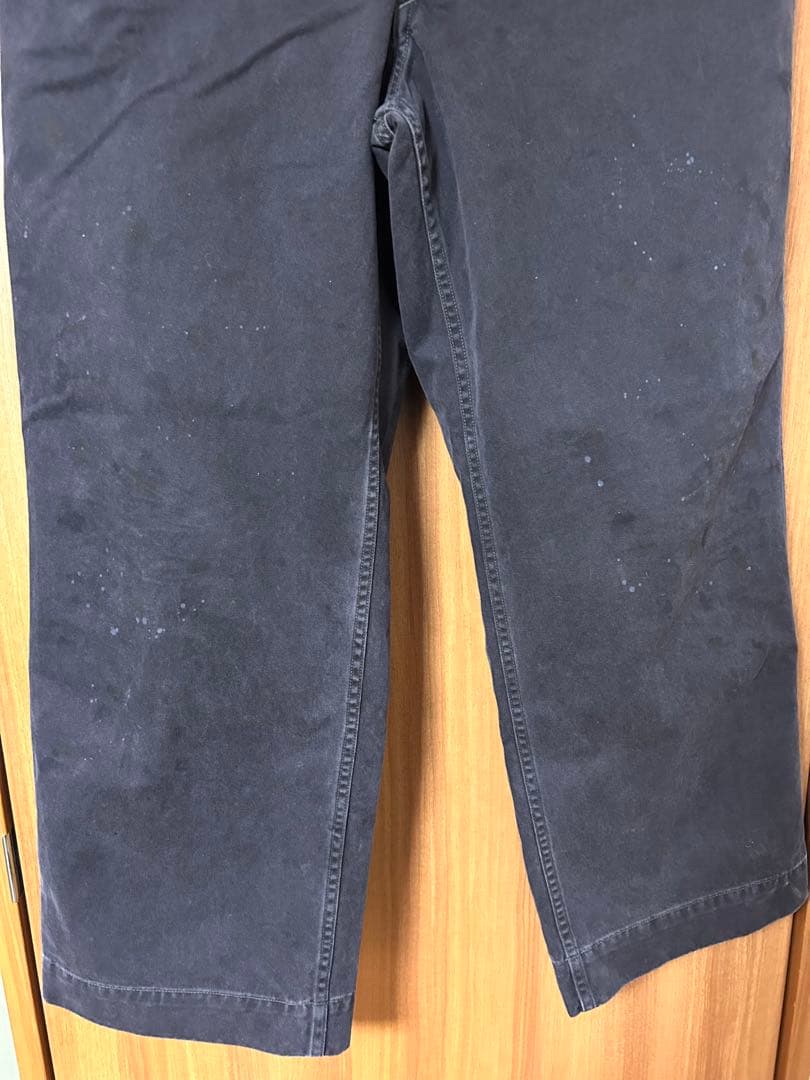 パンツ BOWWOW BLACK WORK TROUSERS