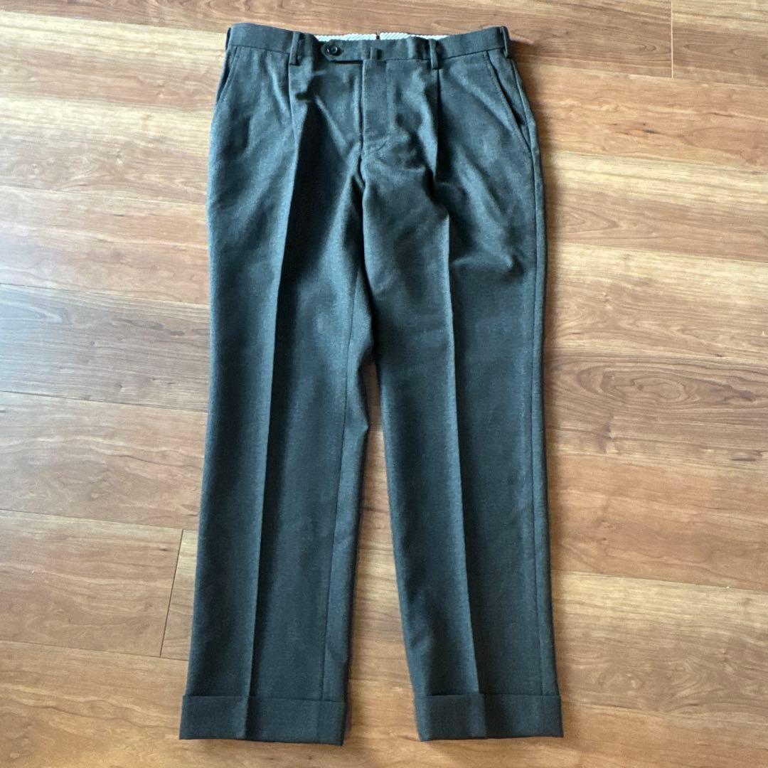 鎌倉シャツ Tex Teq スーツ ヴィターレ バルべリス カノニコ生地使用