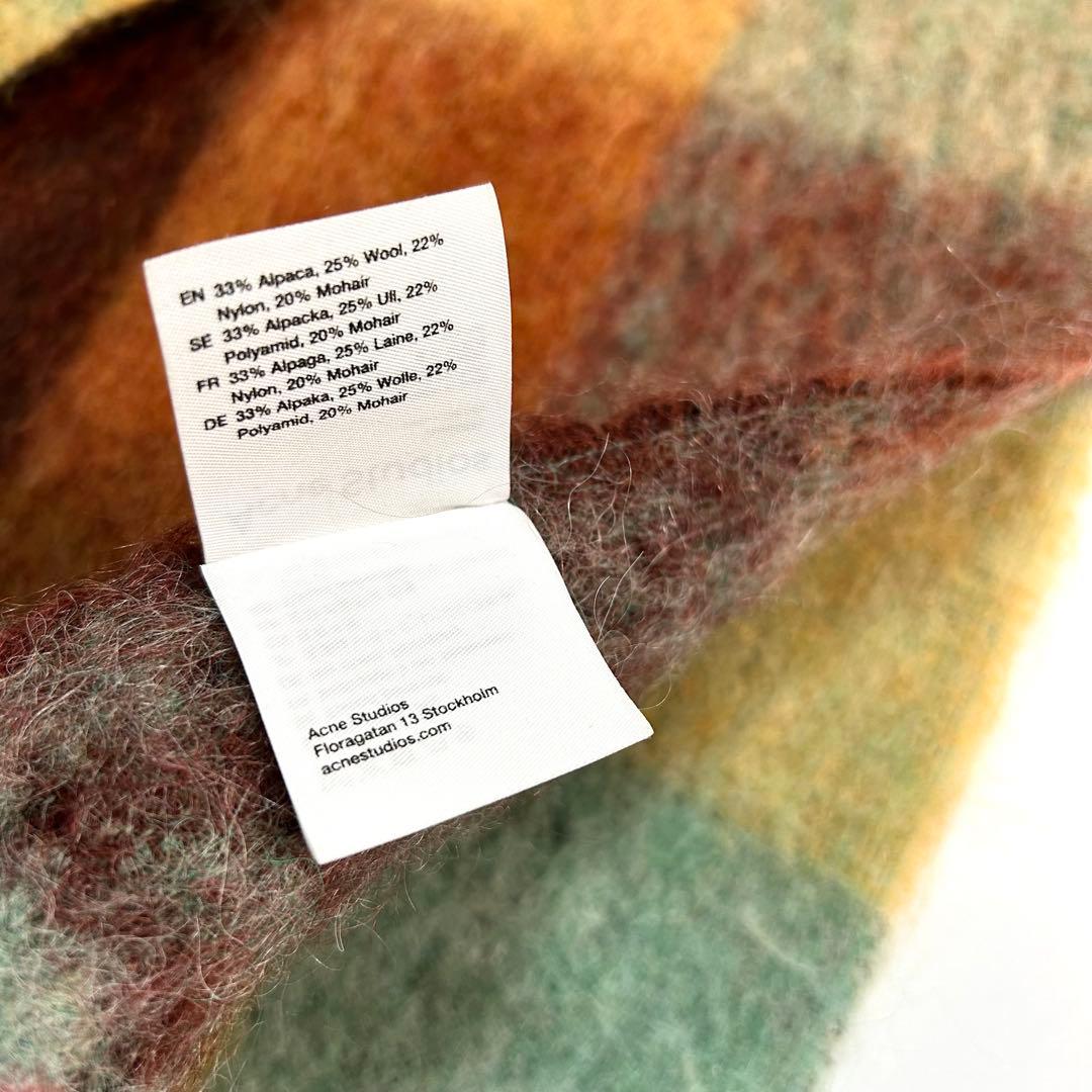 ⭐︎これからの時期に⭐︎Acne Studios チェック柄マフラー スカーフ