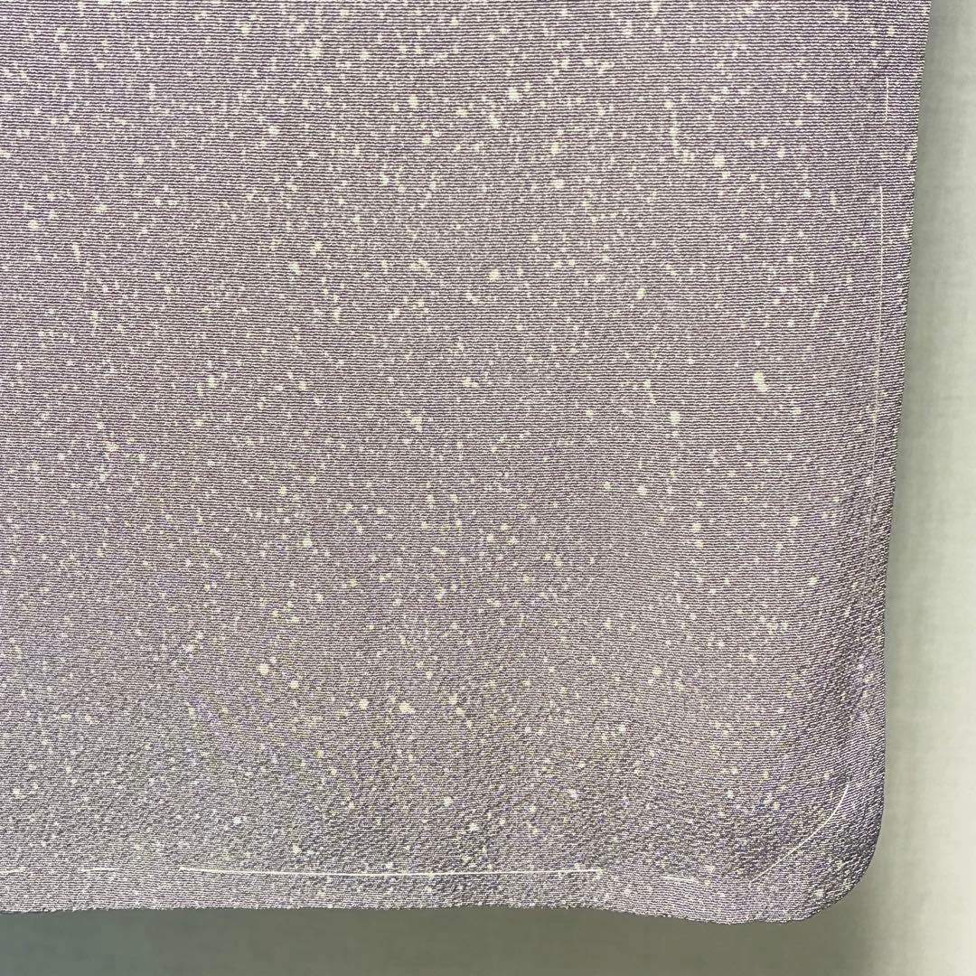 D246 訪問着　手描き友禅　花模様　正絹　着物　袷　しつけ糸付き未使用極美品