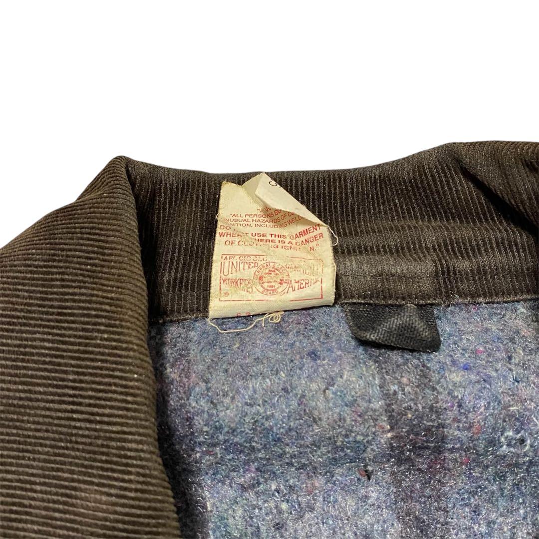 希少 星タグ Carhartt ミシガン チョアコート ブラック USA製 46