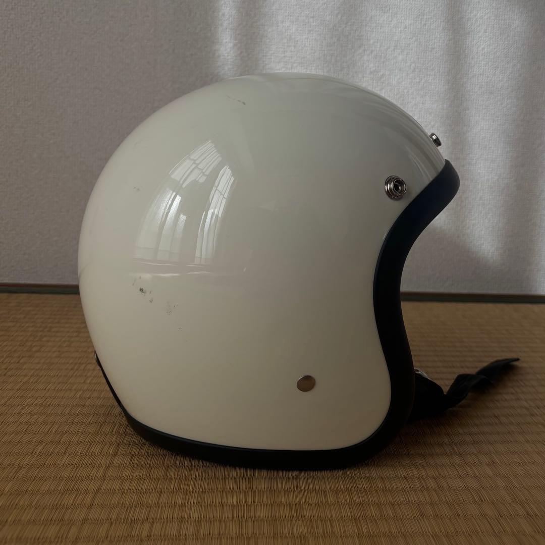 TT&CO ジェットヘルメット S/M アイボリー
